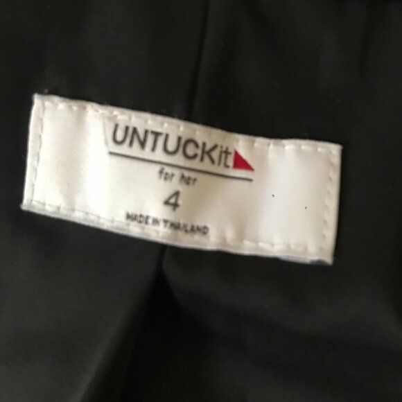 UNTUCKit For Her Sz 4 Allegra Blazer Notch Collar Single Hook Closure - Picture 9 of 10